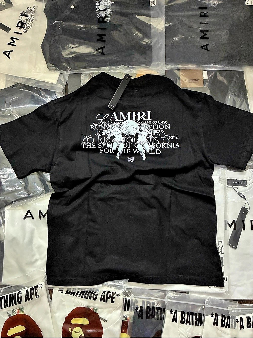 AMIRI Cherub and Globe Spirit of California Graphic Tee